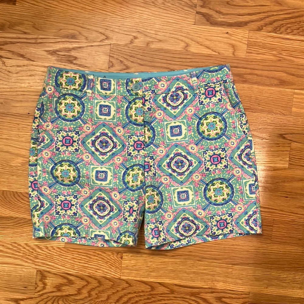 Women’s Talbots The Weekend shorts 6P turquoise and pink